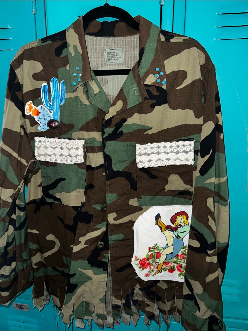 Repurposed DIY CAMO jacket